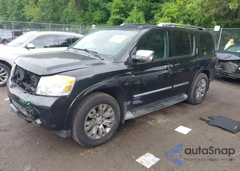 2015 Nissan Armada Platinum from USA, damaged, VIN 5N1AA0NC8FN612006